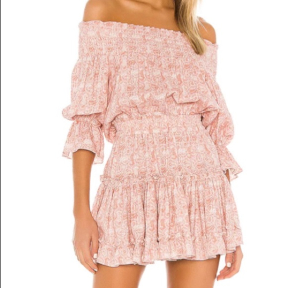 MISA off the shoulder dress